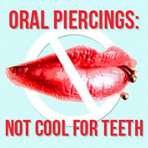 Des Moines dentist, Dr. Chad Johnson at Veranda Dentistry discusses the topic of oral piercings, and whether they can be harmful to your teeth.